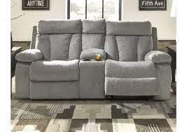 RECLINING LOVESEAT WITH CONSOLE