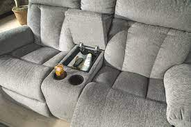 RECLINING LOVESEAT WITH CONSOLE